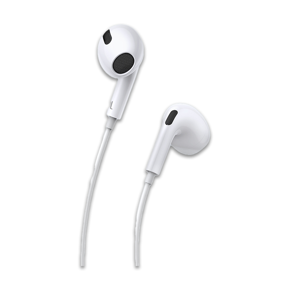 Baseus C17 Wired Headset TypeC Earphones White