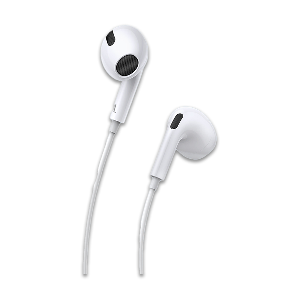 Baseus C17 Wired Headset Type-C Earphones - White