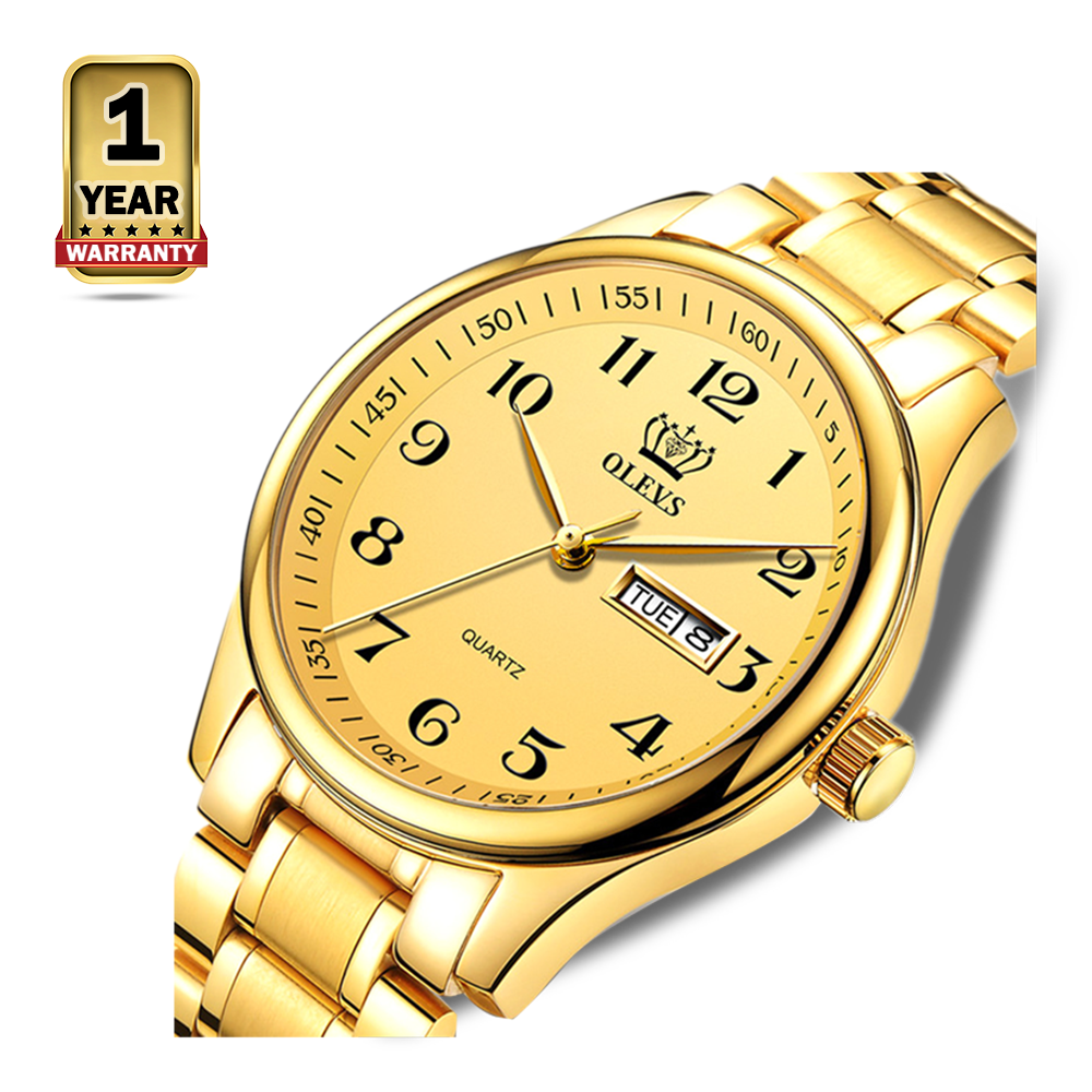 Wrist hot sale watch golden