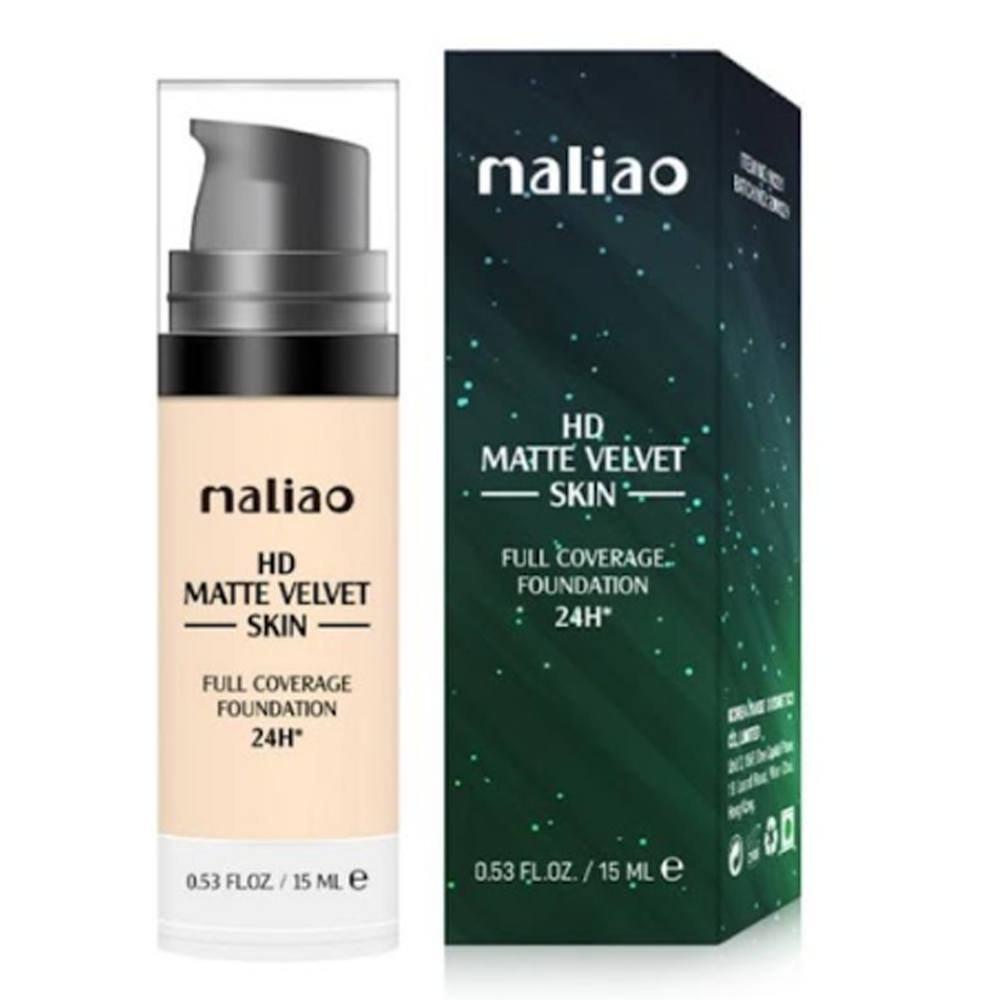 Maliao Mini HD Matte Velvet Skin 24H Full Coverage Foundation - 15ml