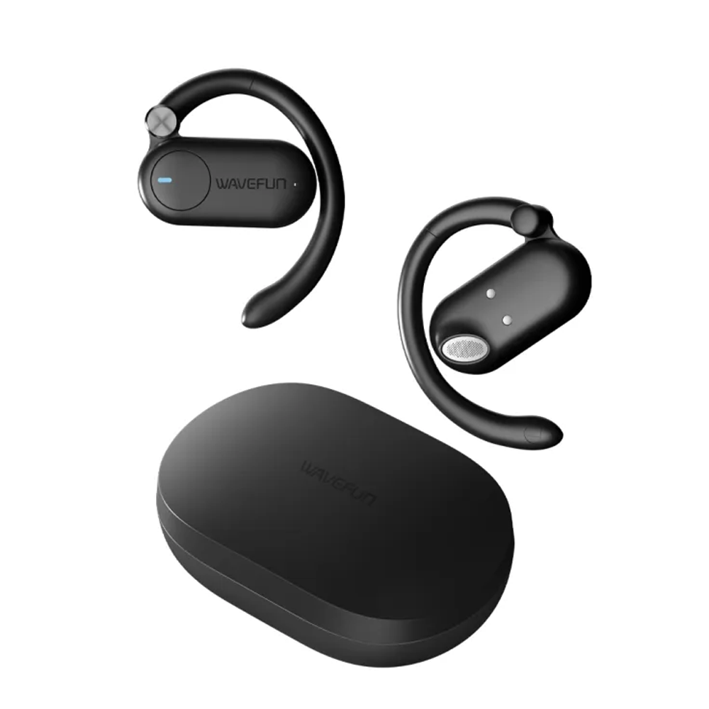 Wavefun Sense Open Ear Headphones Wireless Earphone - Black