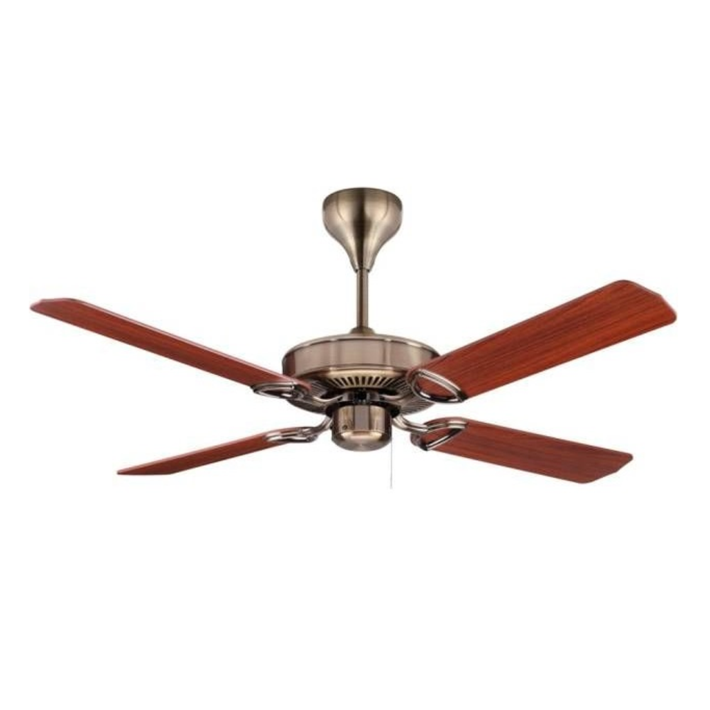 Aviator Ceiling Fan With LED Light And Remote 56 Inch Wooden Brown