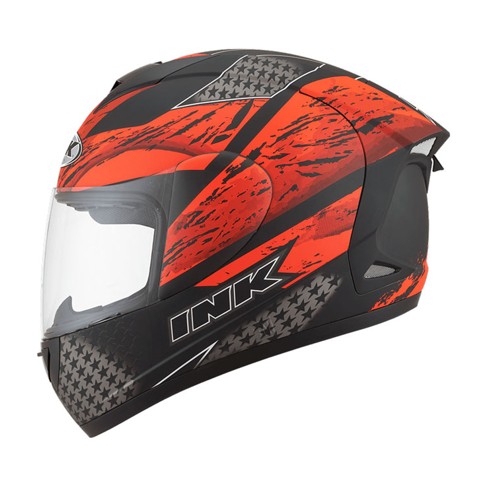 INK CL Max Helmet - Black Red Fluo