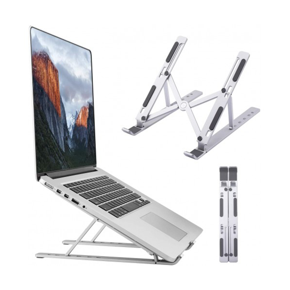 Aluminum Alloy Adjustable Laptop Stand - 10-17 Inch