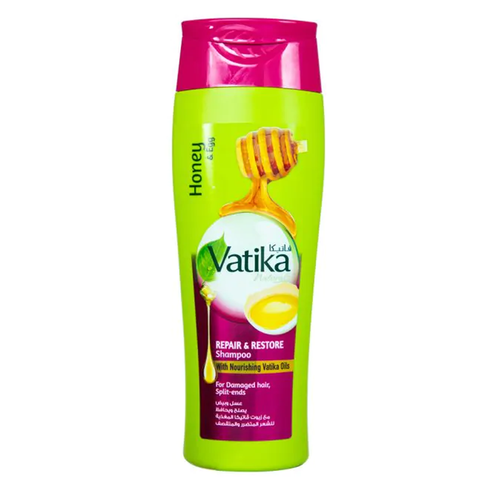 Dabur Vatika Naturals Honey and Egg Repair Shampoo - 400ml - CN-253
