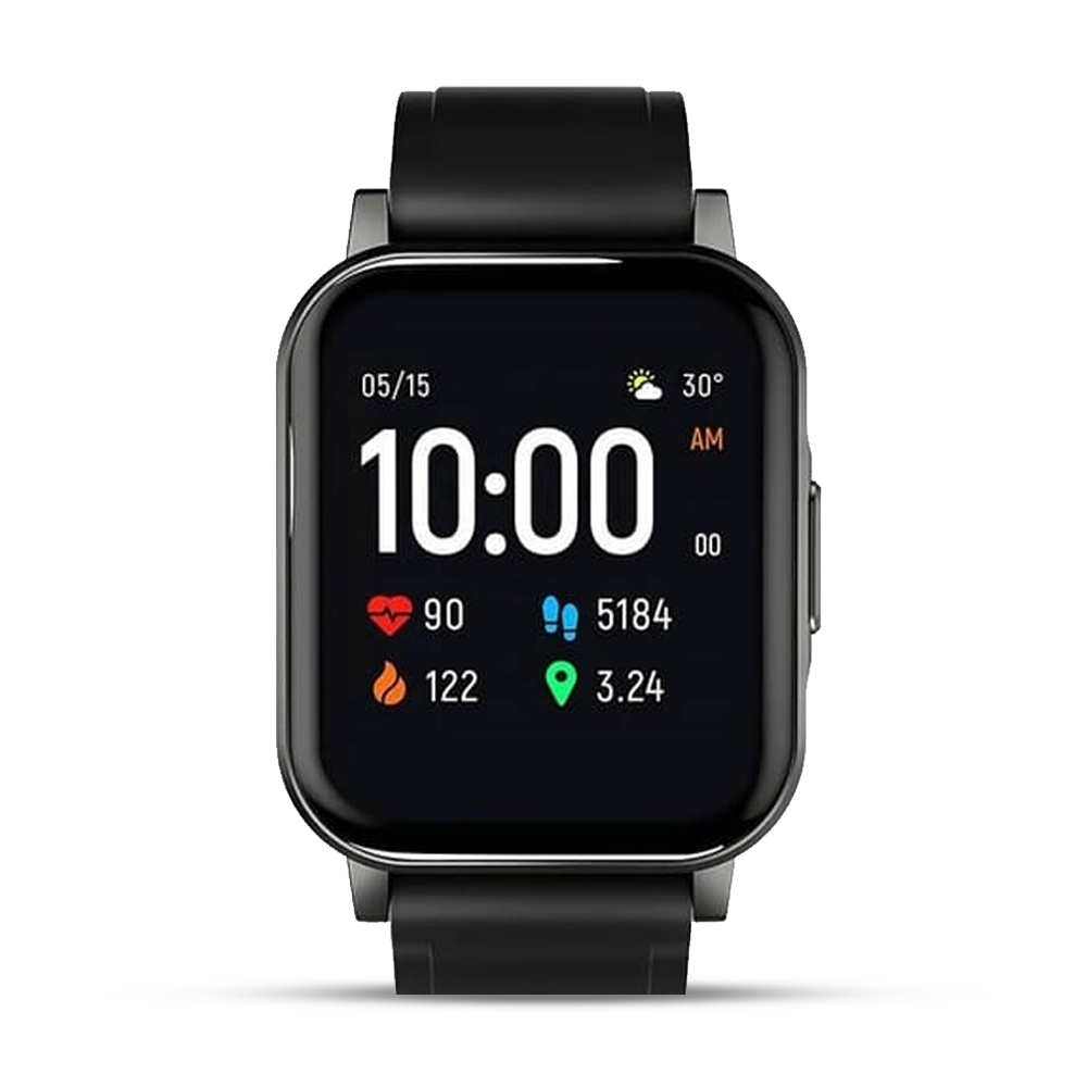 Haylou LS02 Smart Fitness Tracker Global Version Smart Watch - Black