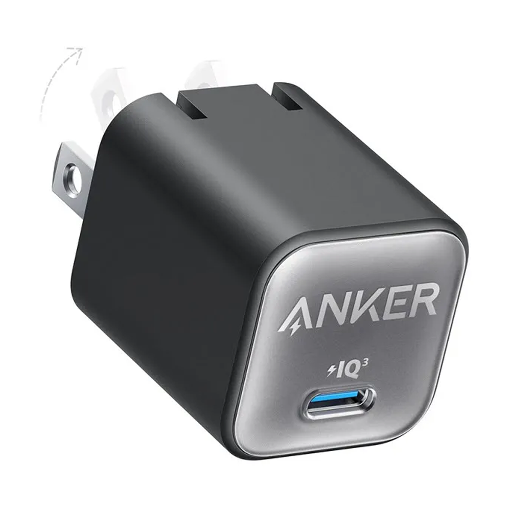 Anker 511 Nano 3 USB C GaN Charger - 30W - Black
