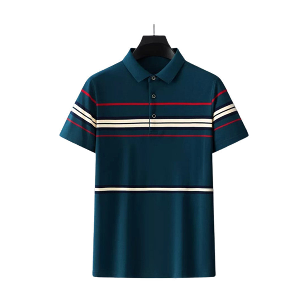 PP Jersy Sublimation Half Sleeve Polo Shirt for Men - Teal - PT-160