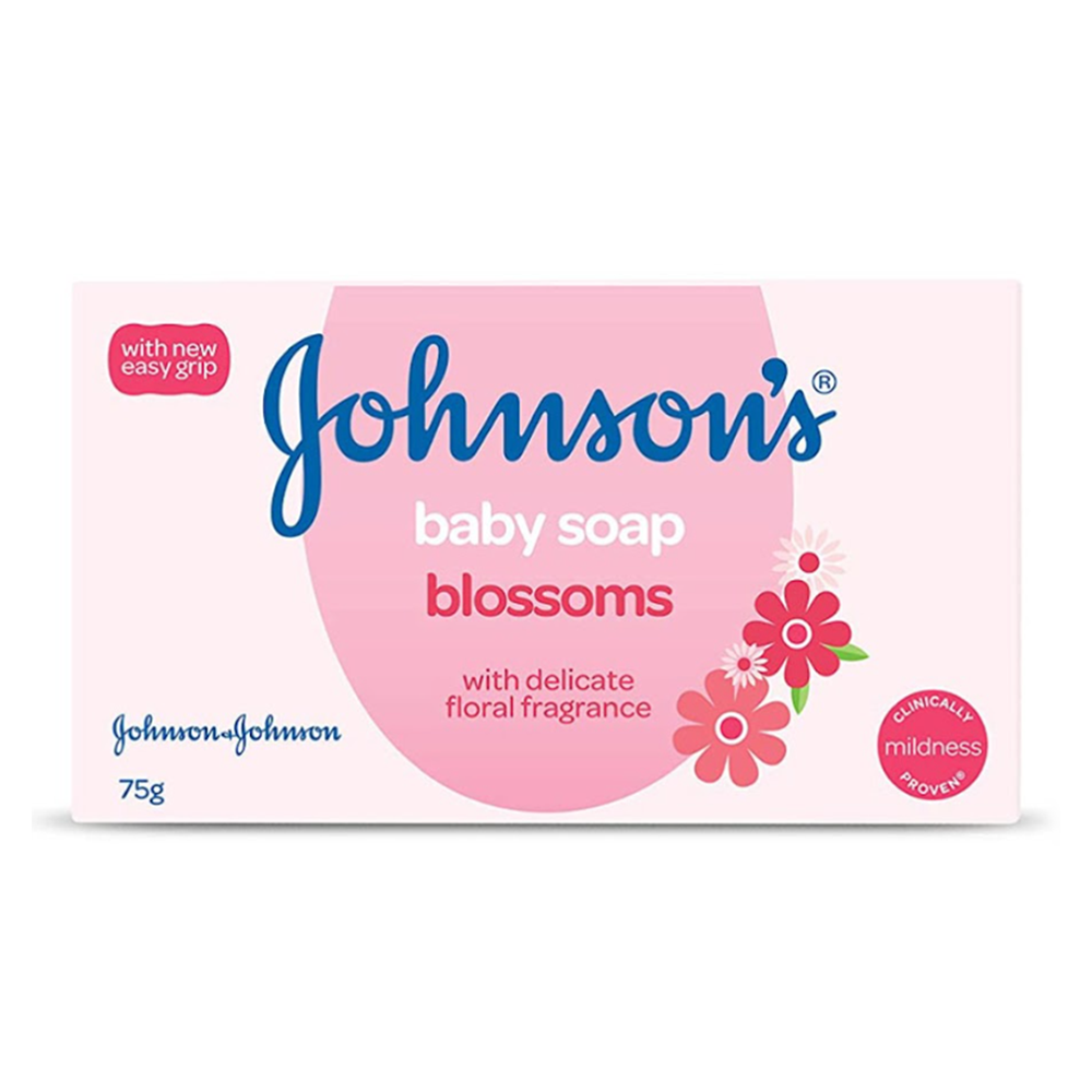 Johnsons Baby Soap Blossoms - 75gm - 20007825