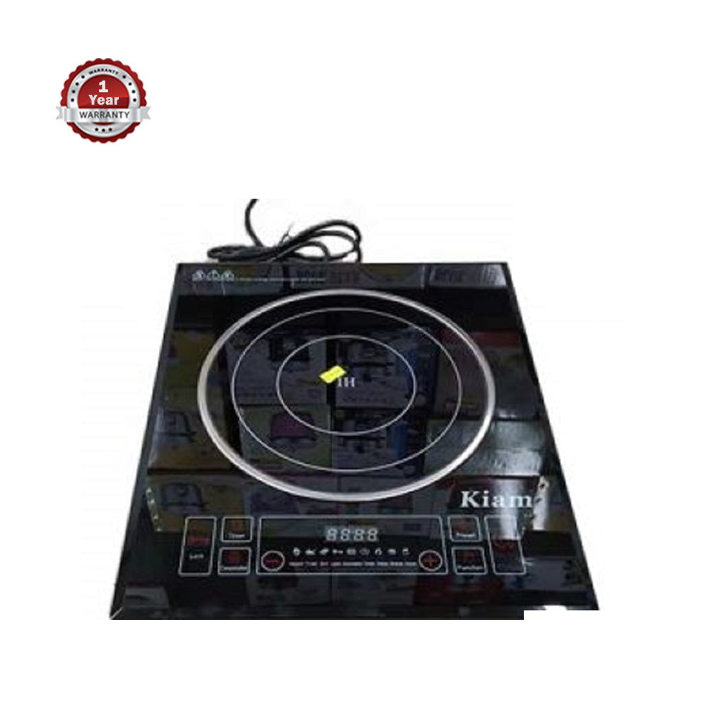 KIAM H22 Energy Saving Induction Cooker Multi Cooking Functions - 2000 Watt 