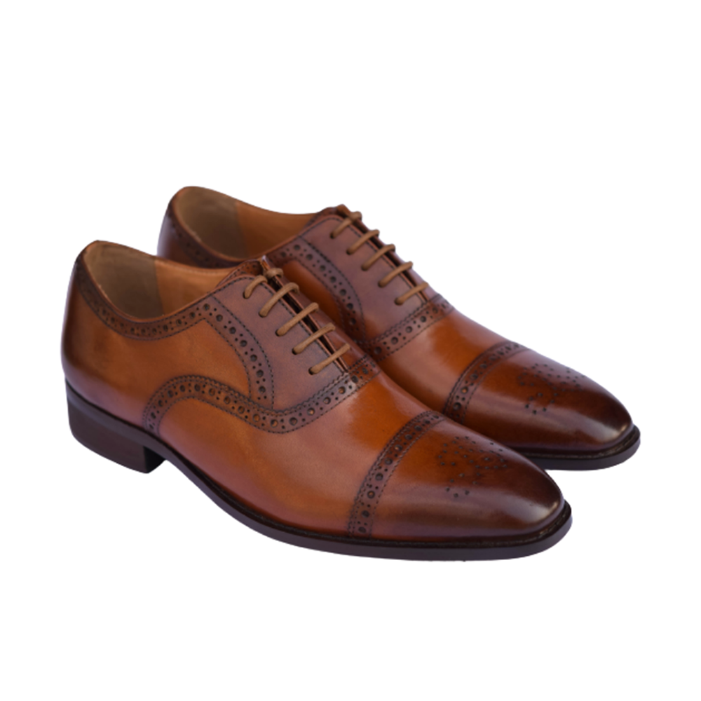 Bracket Formal Leather Shoe For Men - OBS -02