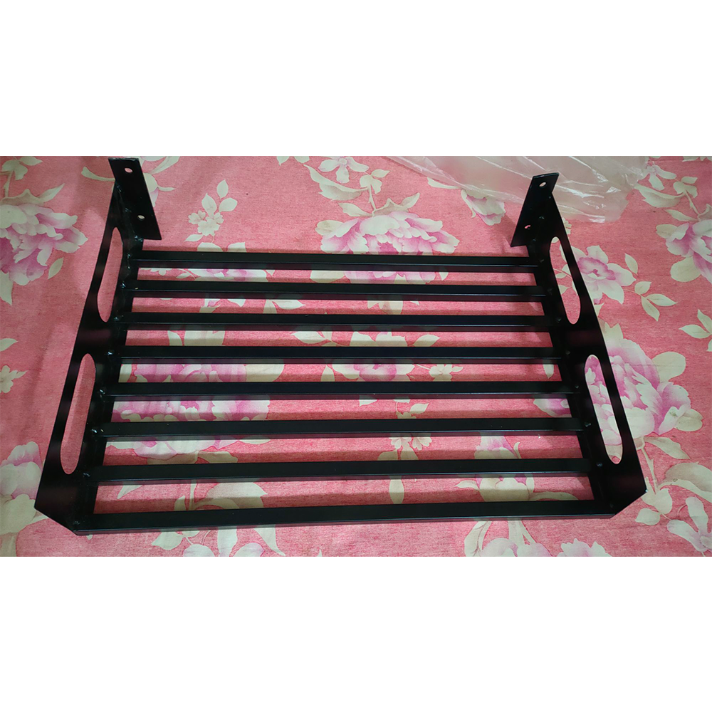 Microwave Oven Rack for Wall Mounting Metal Rack - Black