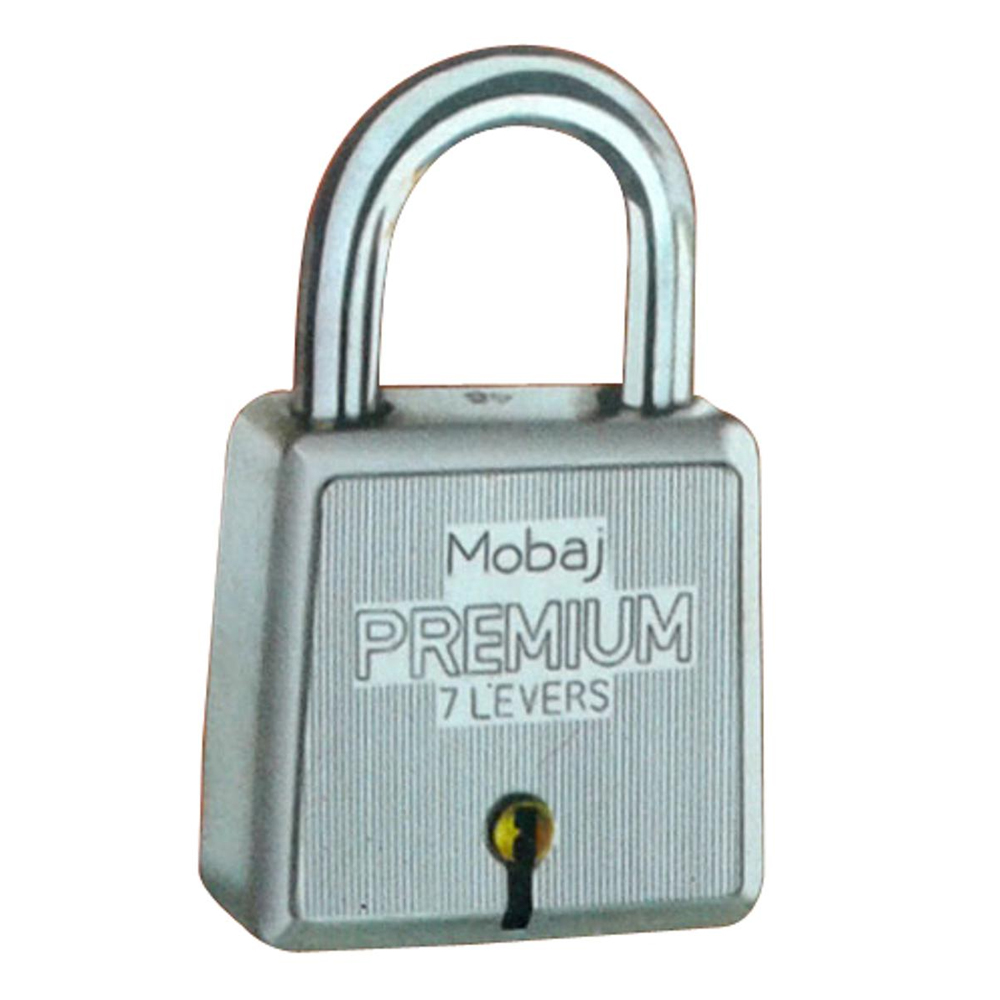 70mm Padlock With 4 Keys - Silver