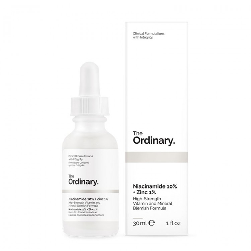 The Ordinary Niacinamide 10% + Zinc 1% High Strength Vitamin And Mineral Blemish Formula - 30ml