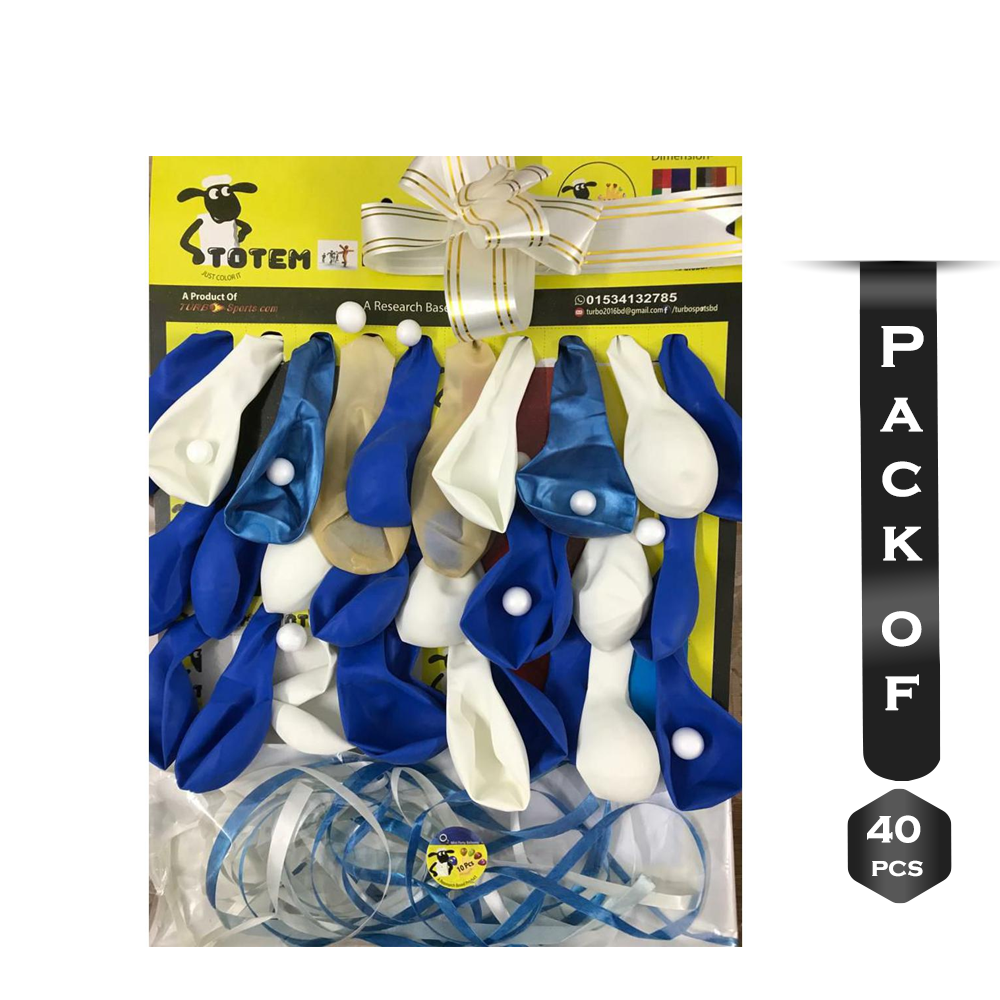 Pack of 40pcs TOTEM Gate Balloons with Balloon Chain  