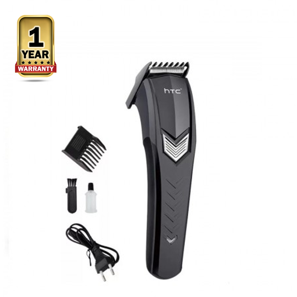 HTC AT 527 Rechargeable Cordless Trimmer For Men - Black