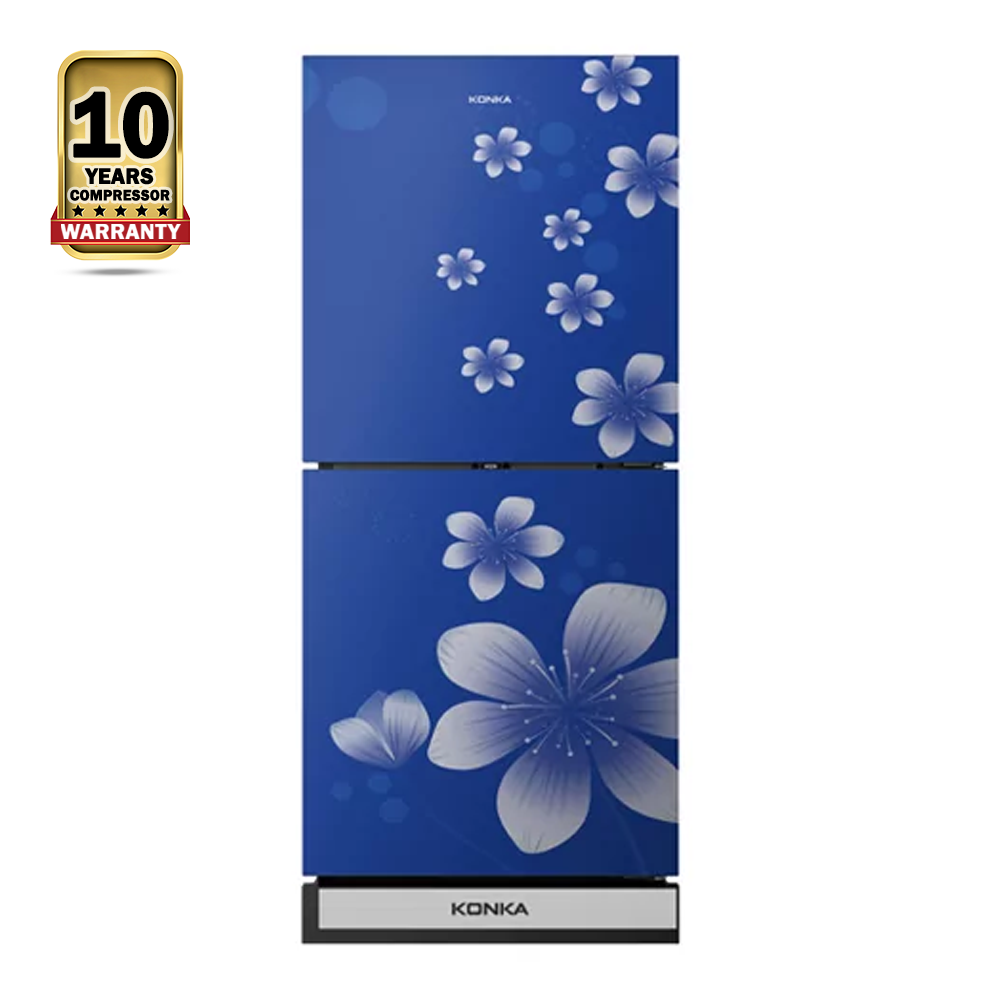KONKA KRT-165GB-Blue Delphinium Refrigerator - 165 Liter - Blue Delphinium