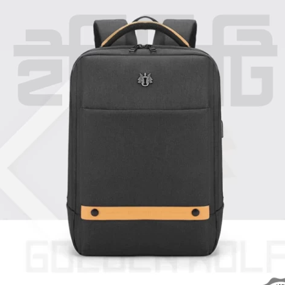 Golden Wolf GB00378 Laptop And Travel Backpack - Black