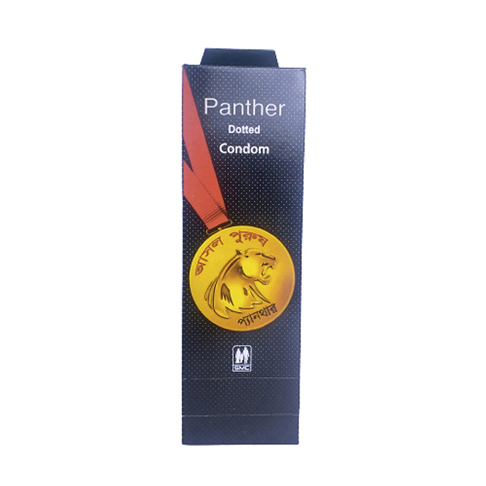 Panther Dotted Condom Full Box - 3x12 - 36pcs