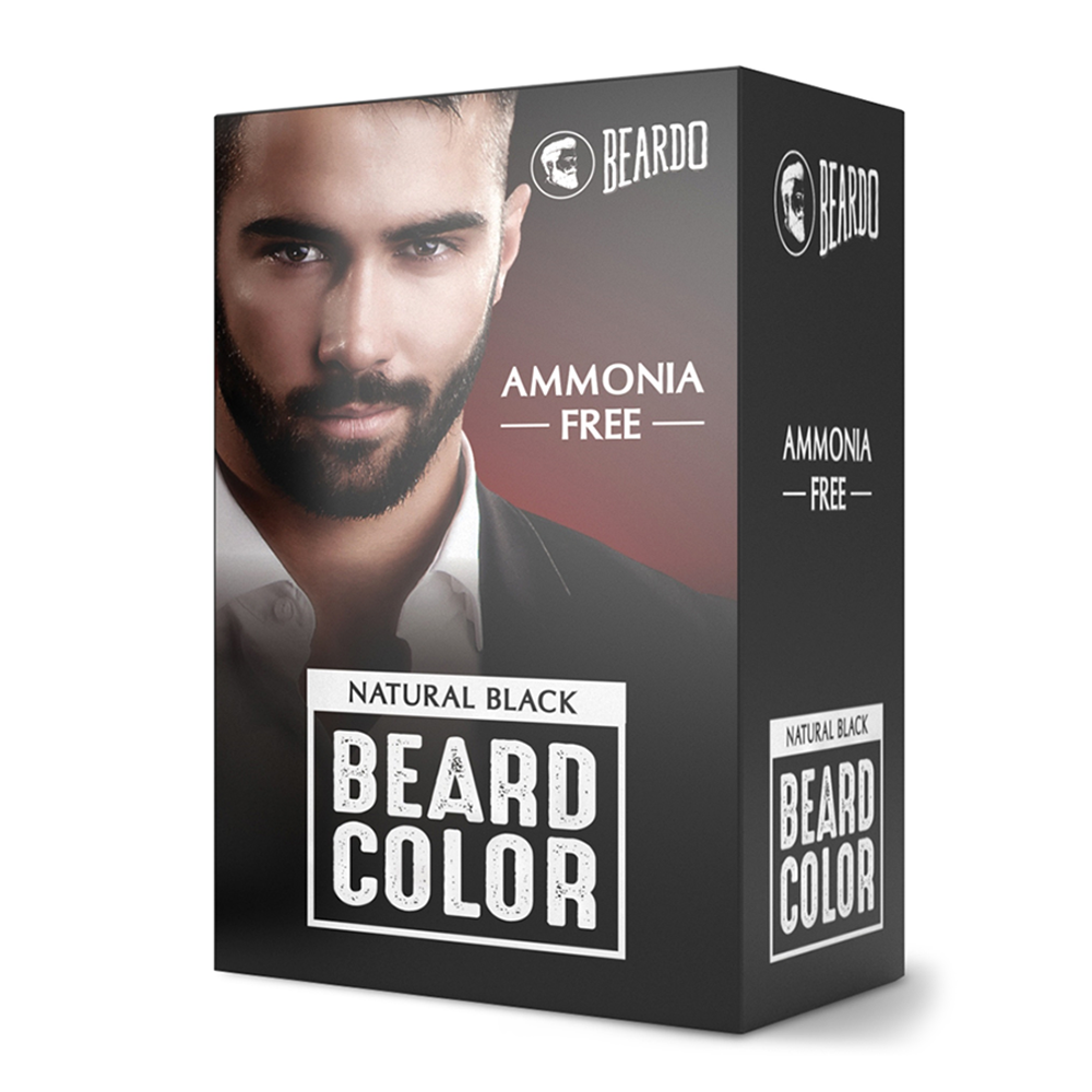 Beardo Beard Color For Men - Black - 60ml - EMB070