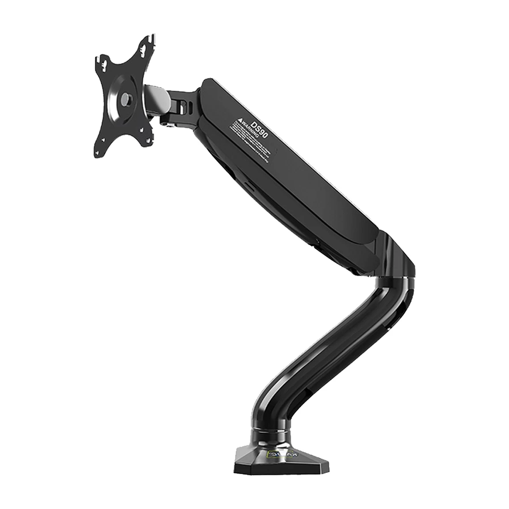 Kaloc DS90 Monitor Single Arm Desk Mount Stand - 17-32 Inch - Black