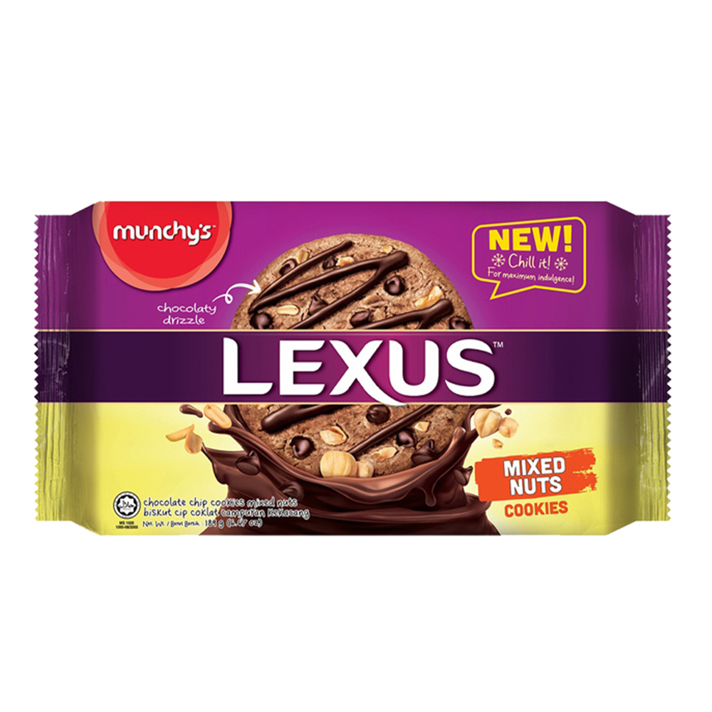 Munchys Lexus Mixed Nuts Cookies - 189gm - 200001610