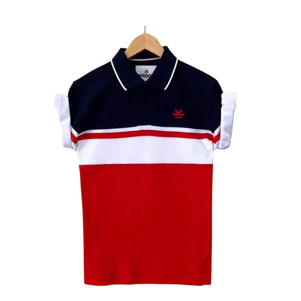 Cotton Polo Shirt for Men - Multicolor - TC-17