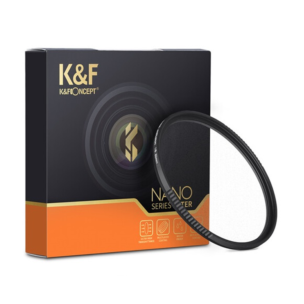 K&F Concept  KF01.1524 Nano-X 1/4 Ultra-Clear Black Mist Filter - 62mm 