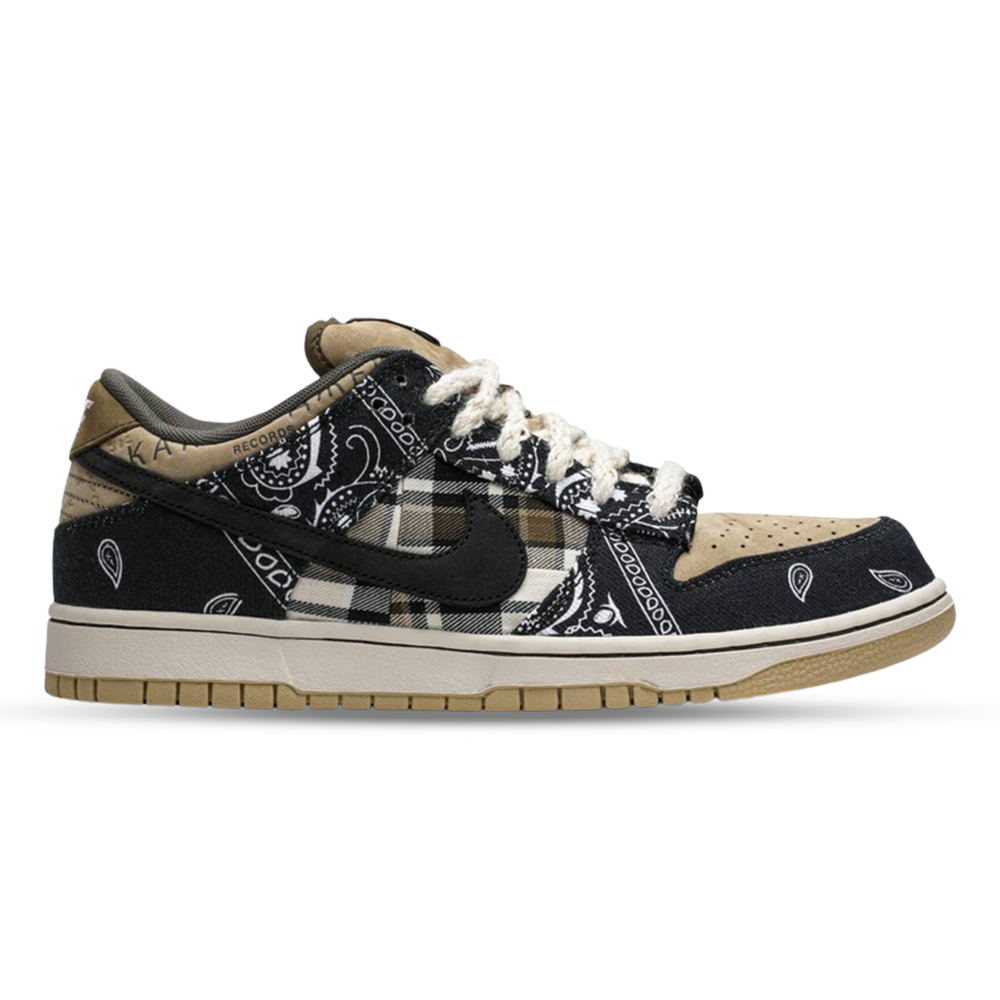 Dunk SB Cactus Jack PU Leather Sneaker For Men - Brown