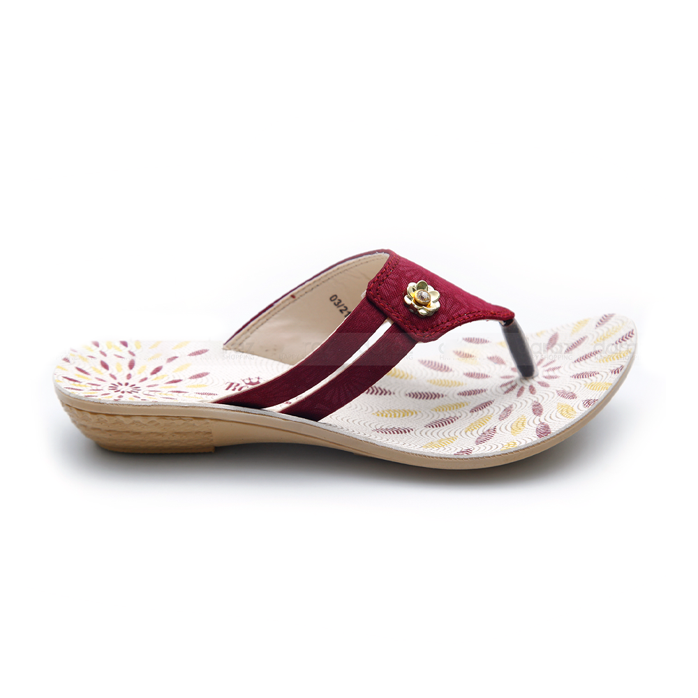 Ajanta Royalz PUL9052 Women's Sandals - Cherry