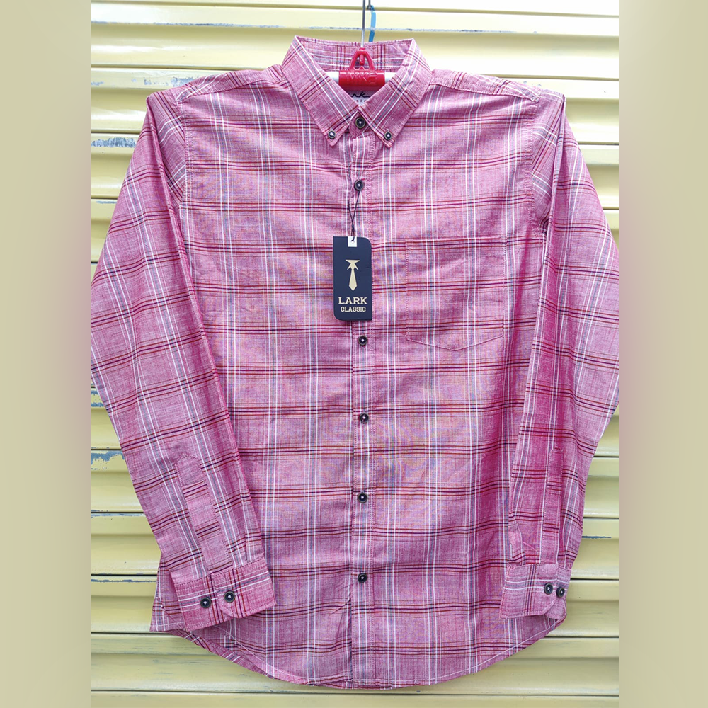 Cotton Full Sleeve Casual Shirt For Men - Multicolor - SRT 2108