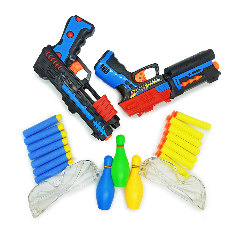 Fires Foam Darts Shooter Plastic Soft Bull Et Blaster Toy Gun - 180995863