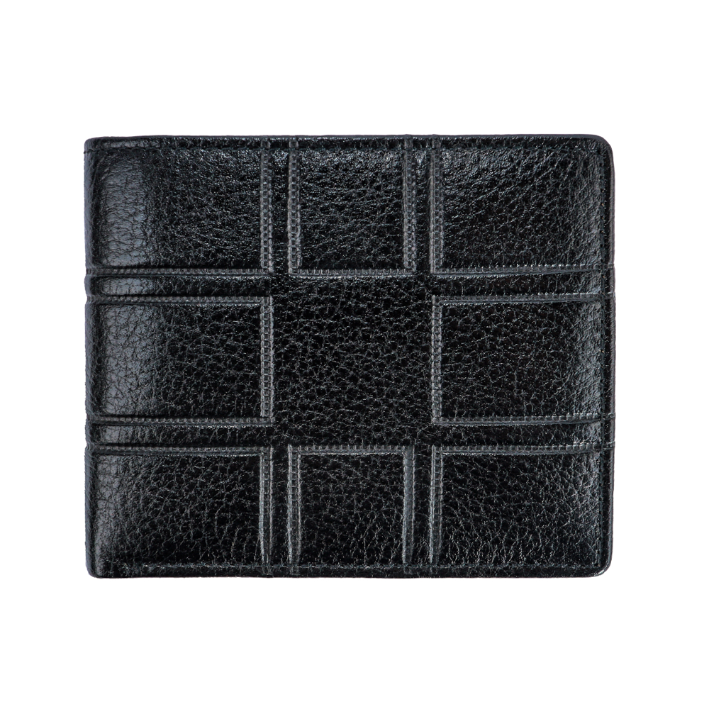 Apache 6003 Genuine Leather Wallet for Men - Black