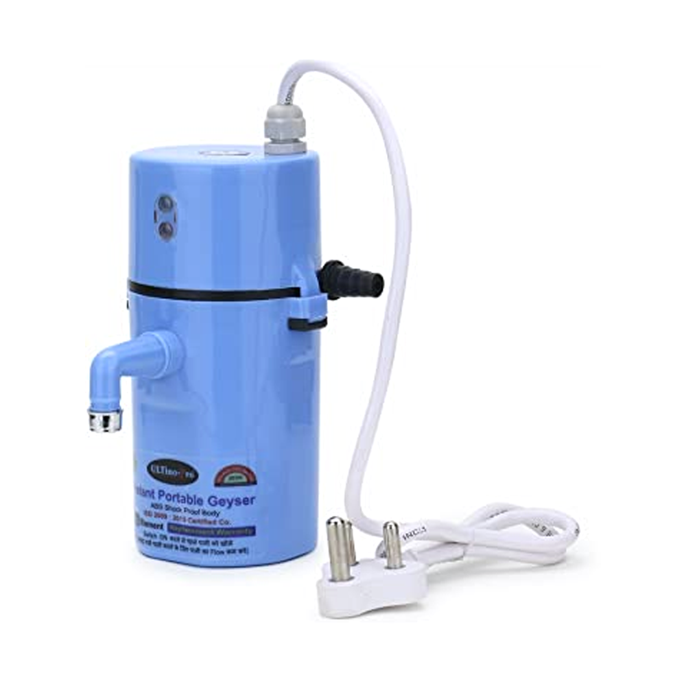 Indias Instant Portable Geyser - Dark Blue 