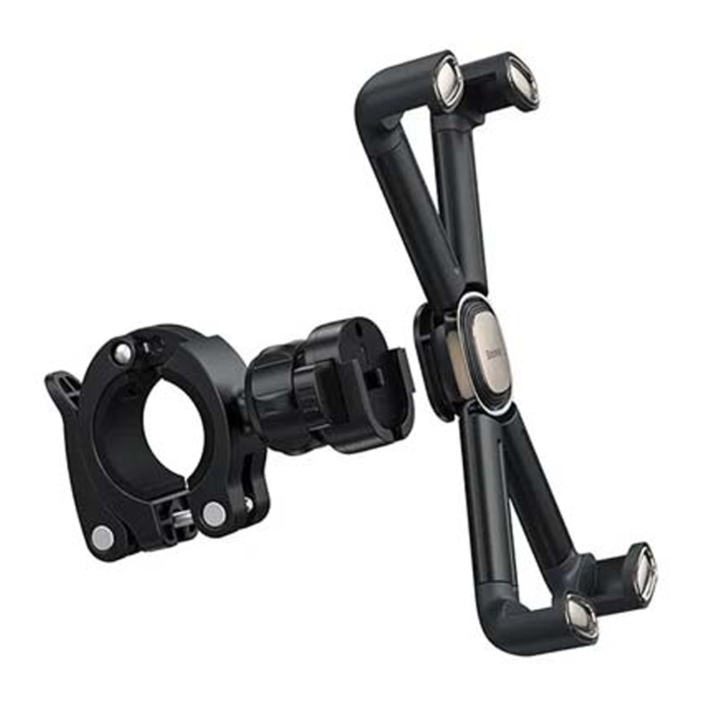 Baseus SUQX-01 Cycling Holder Applicable for Bicycle And Motorcycle - Black