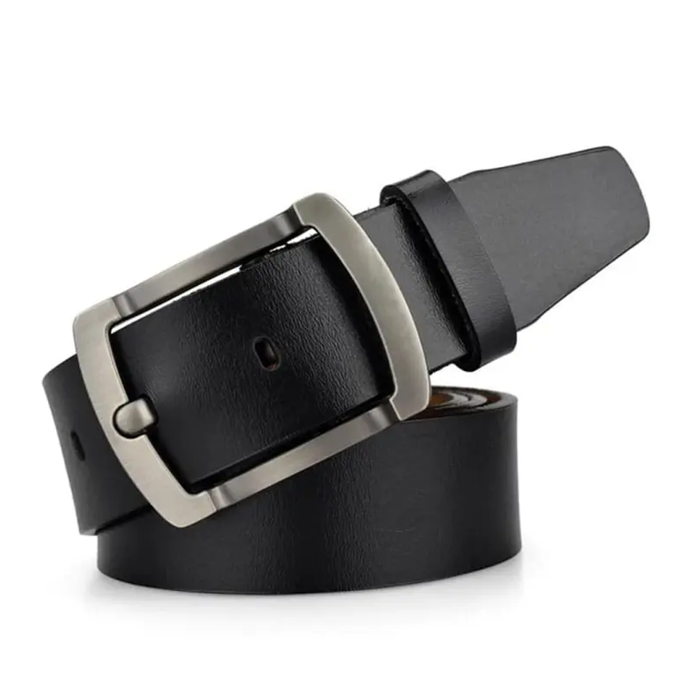 Black Formal Belt For Men