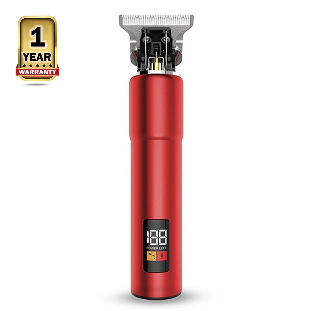 Kemei KM-1759 Hair Clipper And Beard Trimmer For Men - Red