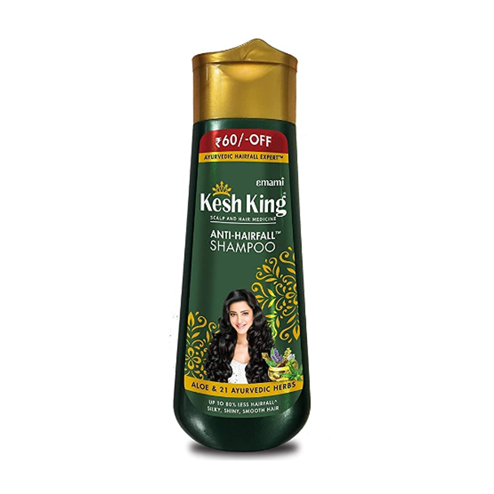 Kesh King Plus Ayurvedic Anti Hairfall Control Shampoo - 340 Ml