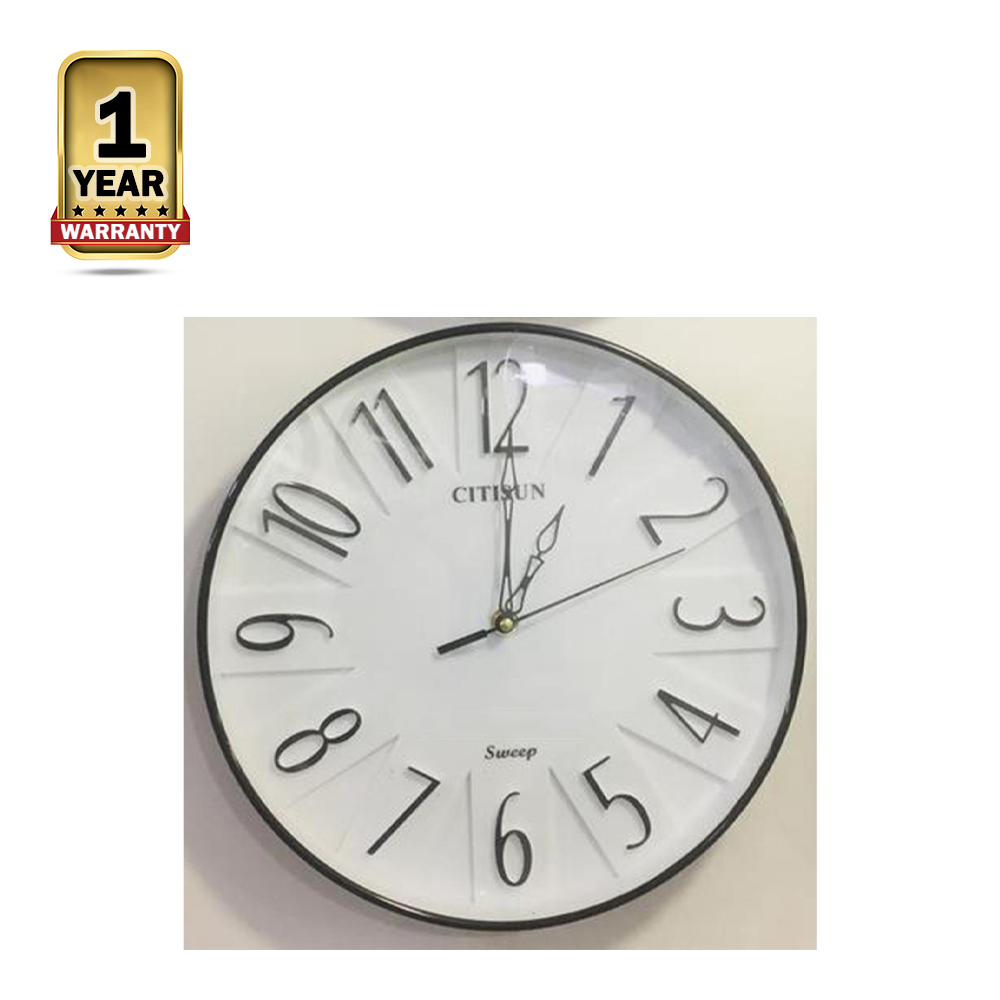 Citisun Wall Clock - White - Citisun 047