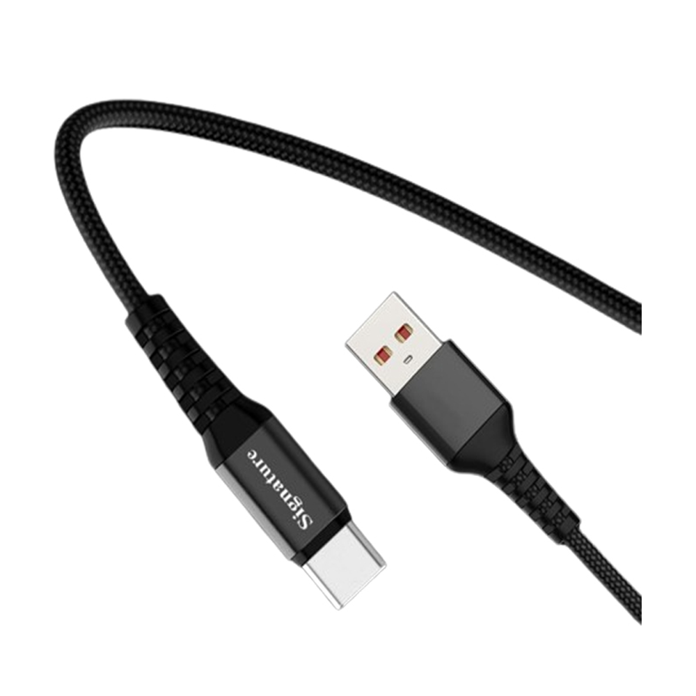 Signature D20C 100W Super Fast Type-C To Type-C Charging Cable - 1M - Black