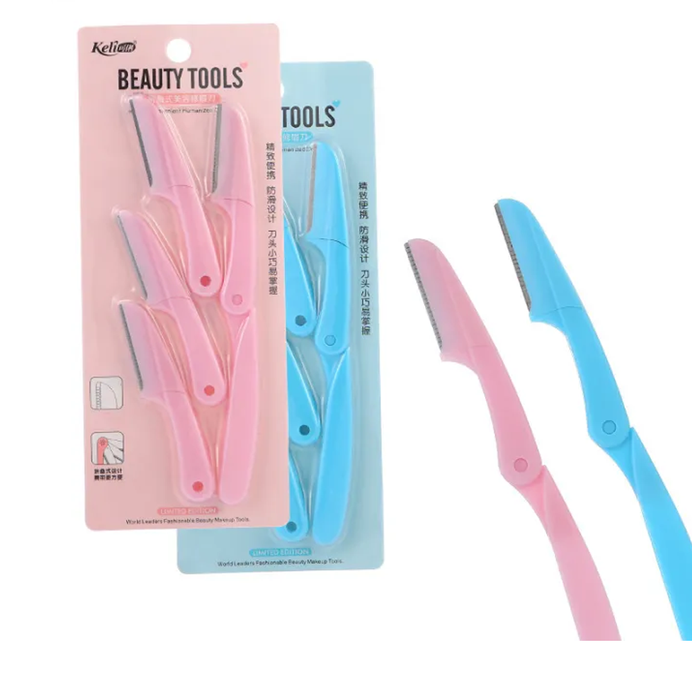 Keli Foldable Eyebrow Razor for Women - 4pcs