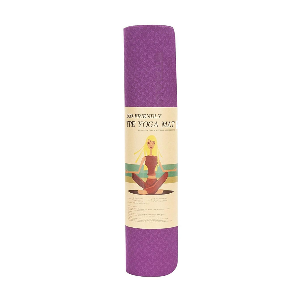 Eco Friendly Yoga Mat 8mm - Purple