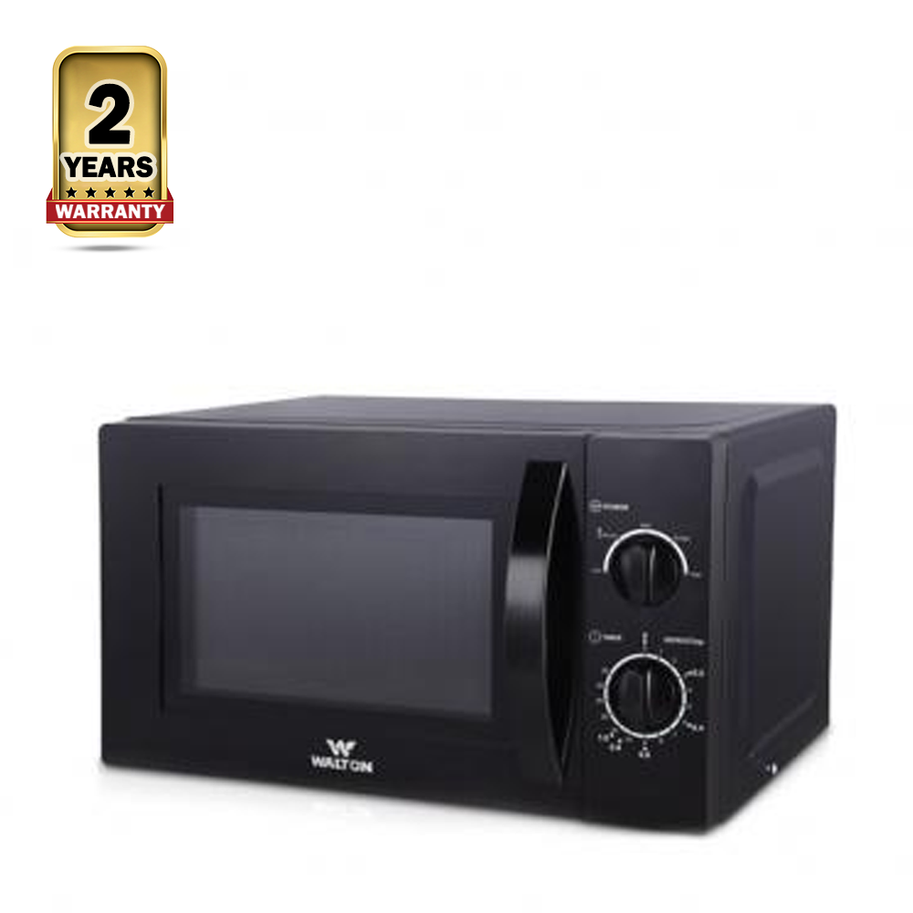 Walton WMWO-20SKE Microwave Oven - 20 Liters - Black