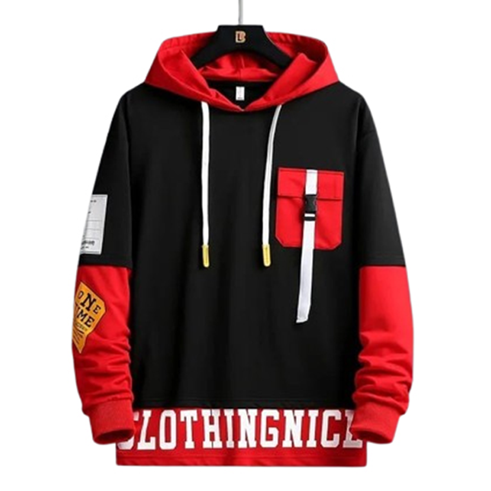 Cotton Hoodie for Men - Multicolor - H-369