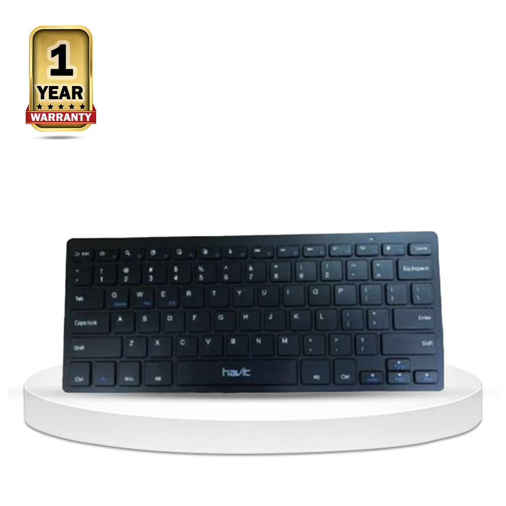 Havit KB220BT Bluetooth Mini Keyboard - Black