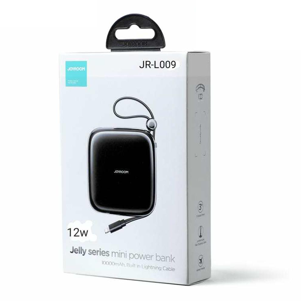 Joyroom JR-L009 Jelly Series Mini Power Bank - 22.5W - 10000mAh - Black