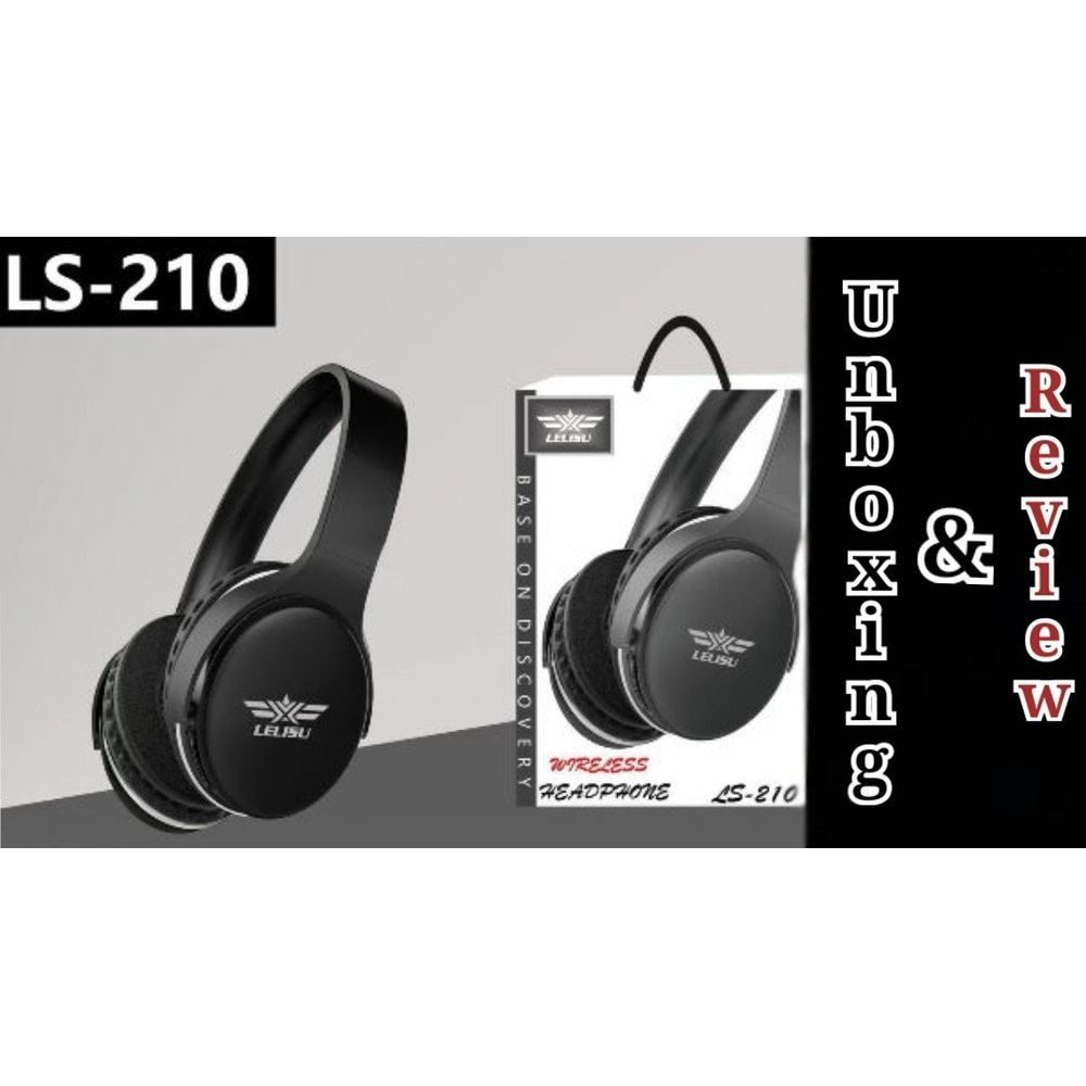 Lelisu LS-210 Wireless Over The Headphones - Black