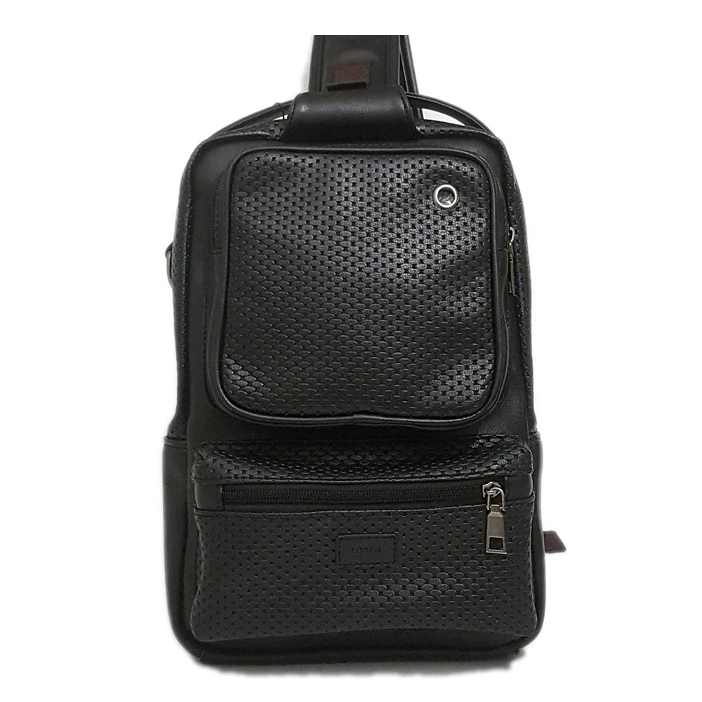 Artificial Leather Bikers X Backpack - Black