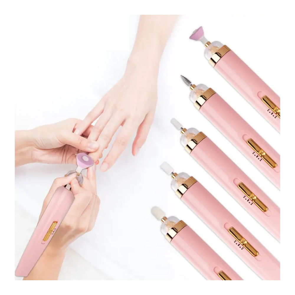 Portable Salon Nails Polisher - Pink