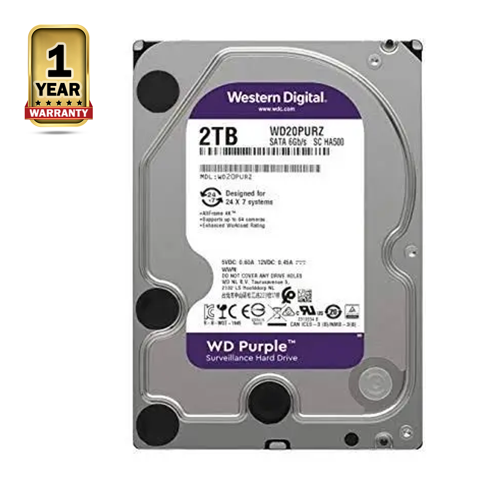 WD Sata PC Internal Hard Disk - 2TB